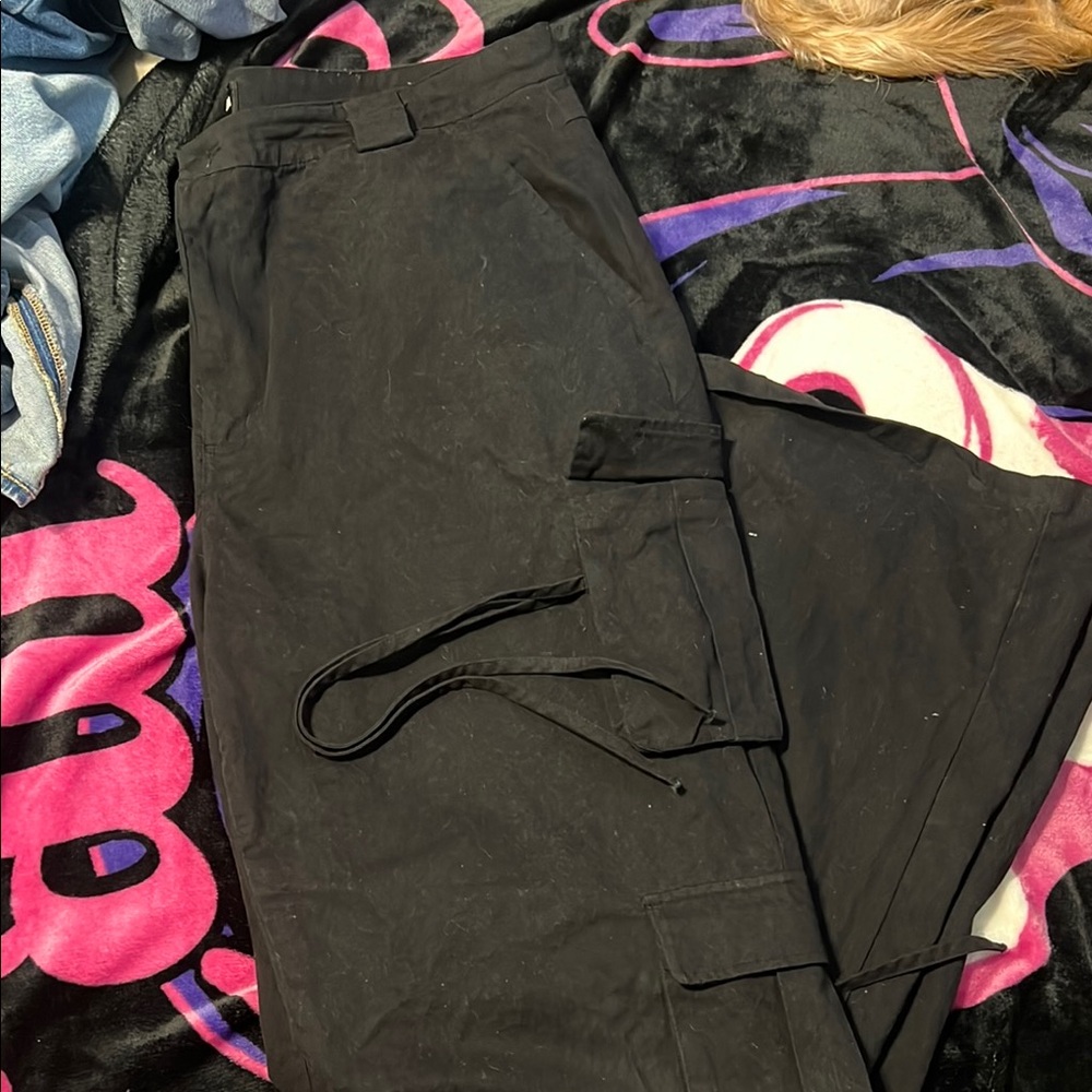Men's Black Cargo Pants